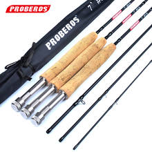 1PC Line wt 3/4 5/6 7/8 7FT 2.1M 4 Section Japan Carbon Fiber Fly Fishing Rod Soft Cork Handle Fly Rod Fishing Tackle 2024 - buy cheap