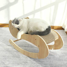 Wooden Cat Scratcher Lounge Kitten Sleeping Sofa Bed Fat Cat Cardboard Paper Bed Cats Claws Care Toys Scratching Pad F6071 2024 - buy cheap