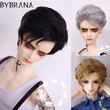 Bybrana BJD 1/3 1/4 1/6 With Wig Imitation Mohair Back Head Retro Curl 2024 - buy cheap