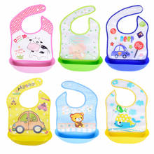 1pc/2pcs Silicone and EVA Waterproof Baby Bibs Detachable Portable Baby Feeding Burp Cloths 2024 - buy cheap