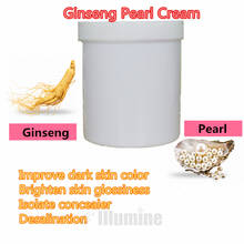 Crema de día de perlas de Ginseng, 1000g, suave, nutre la piel, elimina los granos, ilumina el tono de la piel, crema de aislamiento perezoso de Ginseng, OEM, 1kg 2024 - compra barato