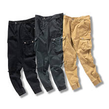 Pantalones de chándal tácticos militares para hombre, pantalón informal, color caqui, para senderismo al aire libre, parte inferior de Hip Hop, 2021 2024 - compra barato