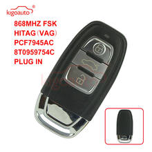 Kigoauto Smart key 3 button 868Mhz for Audi 8T0959754C A3 A4 A6 A5 A8 Q5 Q7 car key 2024 - buy cheap