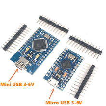 Плата Mini USB ATmega32U4 Pro Micro 5 в 16 МГц, модуль для контроллера Arduino/Leonardo ATMega 32U4 Pro-Micro, замена Pro Mini, 10 шт. 2024 - купить недорого