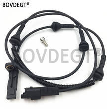 Frente esquerda ou direita abs sensor de velocidade da roda para citroen c6 peugeot 407 6d sw coupe etc 4545a9 4545g6 2024 - compre barato