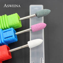 ASWEINA 1pcs Big Head Ceramic Stone Manicure Drill Bits Korund Material 3 Colors Nail Clean Electric Cutter Tools 2024 - buy cheap