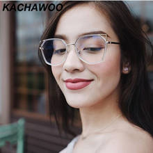 Kachawoo retro cat eye glasses anti blue light optical TR90 eye glasses frames for women computer protective clear lens metal 2024 - buy cheap