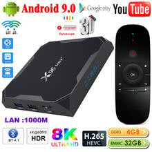 Android 9.0 Smart TV BOX Amlogic S905X3 H.265 8K HD 1000M 2.4/5.0G Wifi Media Player IPTV Android TV BOX 2024 - buy cheap