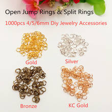 1000pcs Open Jump Rings & Split Rings For DIY Jewelry Making Necklace Bracelet Findings Connector DIY Jewelry Making Accessories 2024 - buy cheap