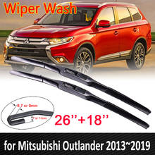 Car Wiper Blade Windshield for Mitsubishi Outlander 2013 2014 2015 2016 2017 2018 2019 3rd Gen Windscreen Wipers Car Goods 2024 - buy cheap