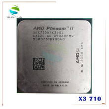 AMD Phenom X3 710 2,6 ГГц трехъядерный процессор, процессор HDX710WFK3DGI 95 Вт Разъем AM3 938pin 2024 - купить недорого