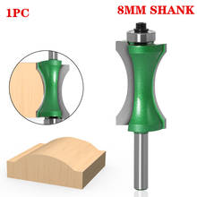 1Pc 8mm Shank Half Round Wood Router Bit C3 Carbide Two Flute Woodworking Tools Cutters For Wood 2024 - buy cheap