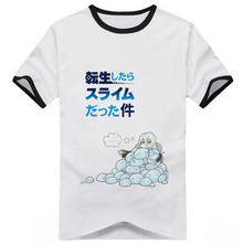 Camiseta de manga corta de anime Unisex, camisa de manga corta informal, con frase That Time I Got reencarnado as a Slime, Rimuru tentest Milim Nava 2024 - compra barato