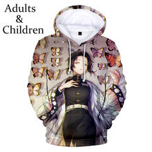 Ghost Blade Kids Fashion Harajuku Wind Boys Girls 3D Hoodies Men Women Pop 3D Hooded Demon Slayer Autumn winter Sweatshirts Tops 2024 - buy cheap