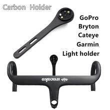 2020 NEW Carbon Fiber Bicycle Road Bike Cycling MTB Computer Stopwatch Speedometer Mount Holder For Garmin Cateye Bryton Gopro 2024 - buy cheap