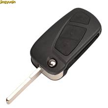 Jingyuqin carcaça de chave remota dobrável para carro, para ford ka, 3 botões, estojo protetor, substituição 2024 - compre barato