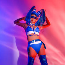 Bar Ds Costumes New Sexy Dj Bikini Nightclub Gogo Lead Dancer Costume Jazz Dance Costume 2024 - buy cheap