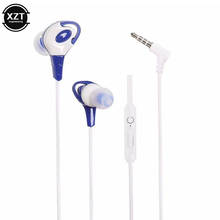 Sport Earphone wholesale Wired Super Bass 3.5mm Crack Colorful Headset Earbud with Microphone Hands Free in ear for Samsung 2024 - buy cheap