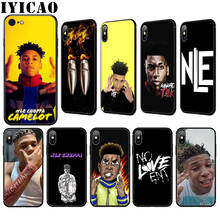 Nle choppa silicone macio caso para iphone 11 pro max xr x xs max 8 7 6 s plus 5 5S se capa 2024 - compre barato