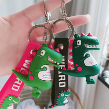 Cute cartoon dinosaur key chain doll Women couple key chains Girls Charm bag pendant keychain charms Accessories car Key ring 2024 - buy cheap