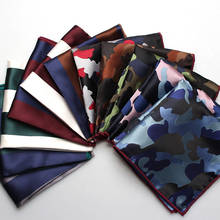 Linbaiway Vintage Jacquard Pocket Square Handkerchief for Mens Polyester Small Handkerchief Unisex Pocket Towel Neck Scarf 2024 - buy cheap