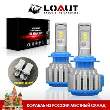 LOAUT-bombilla LED T1 Turbo para faro delantero de coche, H7, H4, H8/H11, 9005, 9006, H1, H3, 9012, H13, 9004, 9007, 70W, 7000lm, Rusia 2024 - compra barato