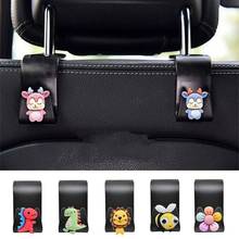 Car Seat Back Cartoon Mini Hook Creative Cute Car Sticky Multifunctional Hook Car Seat Rear Cartoon Hangers Storage Hooks Clips 2024 - buy cheap