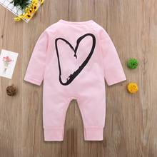 Baby Rompers Winter Autumn Newborn Baby Clothes Unisex Long Sleeve Heart Print Kids Boys Jumpsuit Baby Girls Outfits Clothes 2024 - buy cheap