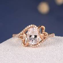 1 pc High quality white zircon ring Rose gold for women wedding party engagement jewelry gift 2019 jewelry 2024 - buy cheap