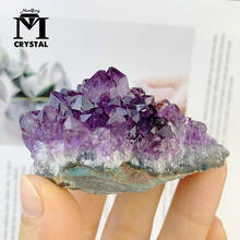1PC Natural Rough Raw Amethyst Cluster Crystal Stones Purple Quartz Healing Mineral Specimen Home Decoration Crafts Ornament 2024 - buy cheap