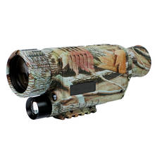 HD 5X42 Тактический Инфракрасный телескоп ночного видения дикая природа военный цифровой ИК DV видео мощное оружие Монокуляр охотничья камера 2024 - купить недорого
