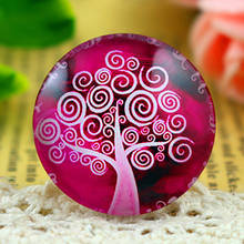 New Fashion  5pcs/Lot 25mm Handmade Red Tree Photo Glass Cabochons  F3-16 2024 - buy cheap