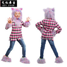 Halloween Children's Day Animal Show Costume Cosplay Women Girl Wolverine Color Werewolf Cosplay Costume 2024 - buy cheap