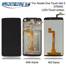 For Alcatel One Touch Idol 3 6045 OT6045 LCD display+touch screen Assembly With Frame for Alcatel OT6045 lcd freeTools 2024 - buy cheap