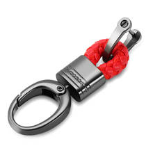 Car Key Holder Key Chain Hand Woven Horseshoe Buckle For Citroen C3 C4 C5 C6 Berlingo Grand Picasso 2024 - buy cheap