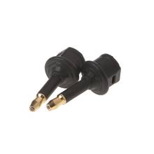 2 Pcs Toslink Female To 3.5mm Male Mini Plug Digital Optical Adapter Converter 2024 - buy cheap