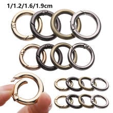 5pcs Gate Spring O-Ring Buckles Clips Carabiner Purses Handbags Round Push Trigger Snap Hooks Carabiner For Sewing Crafts 2024 - buy cheap