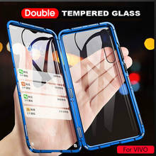 Magnetic Adsorption Case for vivo S1 Y19 Y5S V11i Y97 NEX 3 Double Sided Tempered Glass Case for VIVO IQOO NEO 3 X30 X20 X27 Pro 2024 - buy cheap