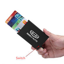 Carteira inteligente para cartões de crédito, carteira fina rfid automática de metal, porta cartão de crédito para geextrememgrand ec7 ec8 ck atlas ck2 ck3 gt gc9 2024 - compre barato