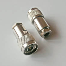 Conector N macho, abrazadera de enchufe RG5 RG6 5D-FB LMR300, Cable RF Coaxial recto, 1 ud. 2024 - compra barato