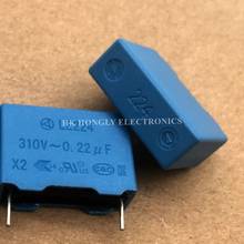 20 pces le224 mkp 0.22uf 220nf 224 310v p = 15mm capacitor de filme 2024 - compre barato