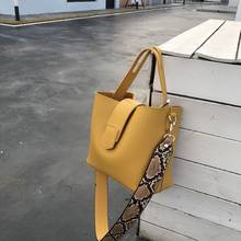 Bolso de lujo tipo cubo para mujer, bandolera de hombro, informal, de cuero 2024 - compra barato