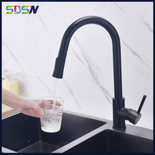Kitchen Faucet SDSN Pull Out Kitchen Sink Faucet Stainless Steel Black Bronze Kitchen Mixer Tap Pull Down Kitchen Sink Faucets 2024 - compre barato