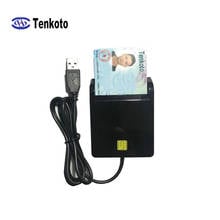 Leitor inteligente de chip usb iso7816, leitor de identidade com entrada para chip ic de contato com usb 2024 - compre barato