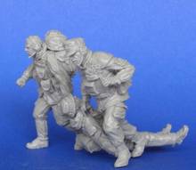 Modelo de resina 1/35 figura de kit de construção soldado ferido 2024 - compre barato