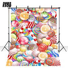 DAWNKNOW Candy Background Fotografia For Baby Colorful Lollipop Photography Backdrop For Photo Shoot Children Photocall G1087 2024 - buy cheap