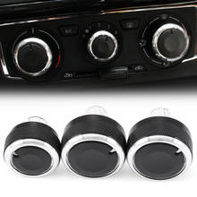 Interruptor de botão de controle de ar condicionado para carro, 3 modos, para vw mk6 bora golf 5 tiguan touran passta b6 b7 3c skoda octavia a5