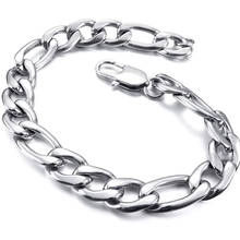 mens chain bracelet on hand stainless steel chain on hand for men bracelet hip hop punk bracelet gifts men accessories Wholesale 2024 - buy cheap