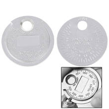 Medição tipo moeda 1 peça, 0.6-2.4mm, faixa de vela de ignição, ferramenta de medição de lacunas 2024 - compre barato
