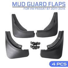 Car Mud Flaps Front Rear Mudguards Mudflaps for Fender Splash Guards For VW Passat B7 2011 2012 2013 2014 2024 - buy cheap